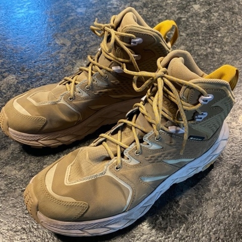 Hoka Tan Athletic Shoes